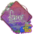 Sticker | fame (Glitter) | Rio 2022 Sticker | fame (Glitter) | Rio 2022 image