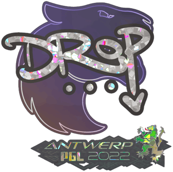 Sticker | drop (scintillant) | Anvers 2022