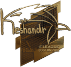 Sticker | keshandr (Gold) | Boston 2018 Sticker | keshandr (Gold) | Boston 2018 image