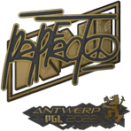 Sticker | Perfecto (Gold) | Antwerp 2022