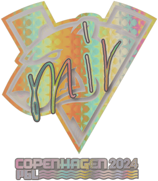 Sticker | mir (holográfica) | Copenhague 2024