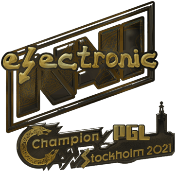 Sticker | electroNic (ทอง) | Stockholm 2021