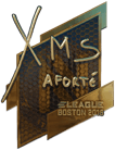 Sticker | xms (Gold) | Boston 2018 Sticker | xms (Gold) | Boston 2018 image