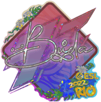 Sticker | BUDA (Glitter) | Rio 2022