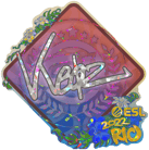 Sticker | Keoz (Glitter) | Rio 2022 Sticker | Keoz (Glitter) | Rio 2022 image