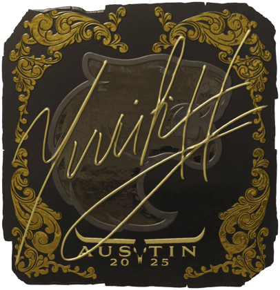 Sticker | yuurih (Vàng) | Austin 2025