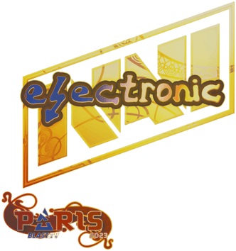 Sticker | electronic (holográfica) | París 2023