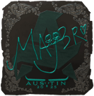 Sticker | MAJ3R (Foil) | Austin 2025 image