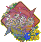 Sticker | Brollan (Glitter) | Rio 2022 image