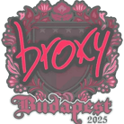 Sticker | broky | Budapest 2025 Sticker | broky | Budapest 2025 image