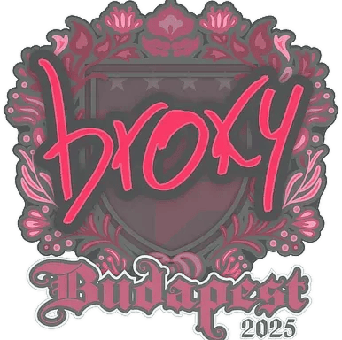 Naklejka | broky | Budapeszt 2025