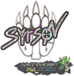 Sticker | syrsoN (Glitter) | Antwerp 2022
