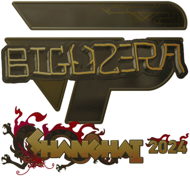 Sticker | biguzera (złota) | Szanghaj 2024