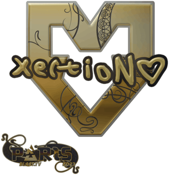 Sticker | xertioN(금박) | 파리 2023