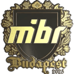 Sticker | MIBR (Gold) | Budapest 2025