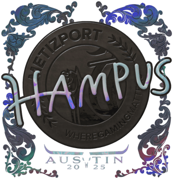 Sticker | hampus (holograficzna) | Austin 2025