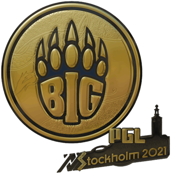 Sticker | BIG (ทอง) | Stockholm 2021
