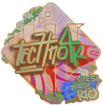 Adesivo | Techno4K (Holográfico) | Rio 2022