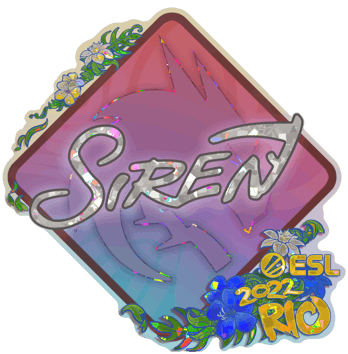 Sticker | S1ren (brokatowa) | Rio 2022