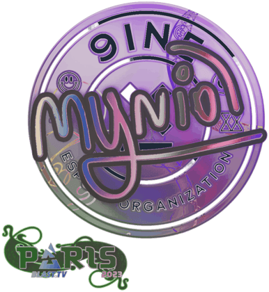 Sticker | mynio (holograficzna) | Paryż 2023