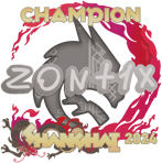 Sticker | zont1x (Champion) | Shanghai 2024