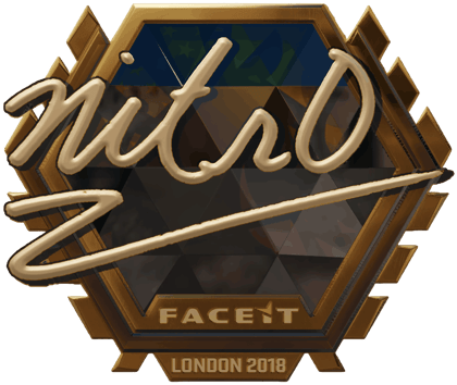 Sticker | nitr0 (Altın) | Londra 2018