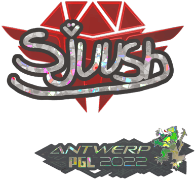 Sticker | sjuush (Glitter) | Antwerp 2022
