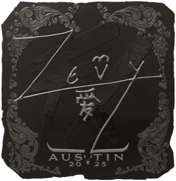 Sticker | zevy (Parlak) | Austin 2025