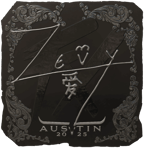 Sticker | zevy (Foil) | Austin 2025