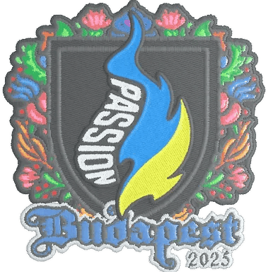 Hình dán | Passion UA (Dệt thêu) | Budapest 2025