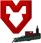 Sticker | MOUZ (Foil) | Stockholm 2021 Sticker | MOUZ (Foil) | Stockholm 2021 image