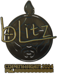 Sticker | bLitz (Gold) | Copenhagen 2024