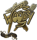 Sticker | WOOD7 (Gold) | Paris 2023 image