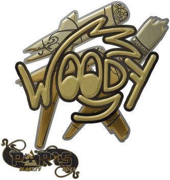 Sticker | WOOD7 (or) | Paris 2023