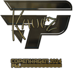 Sticker | kauez (Gold) | Copenhagen 2024 image