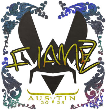 Sticker | FlameZ(홀로그램) | 오스틴 2025