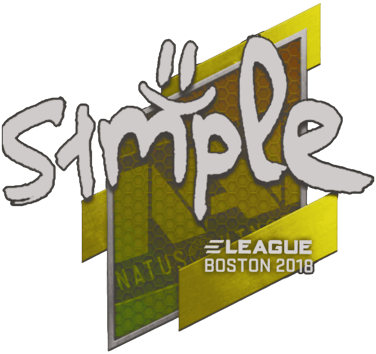 Sticker | s1mple | Boston 2018
