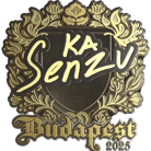 Sticker | Senzu (Gold) | Budapest 2025 Sticker | Senzu (Gold) | Budapest 2025 image