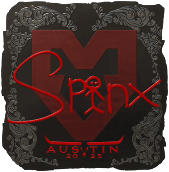 Sticker | Spinx (kiilto) | Austin 2025