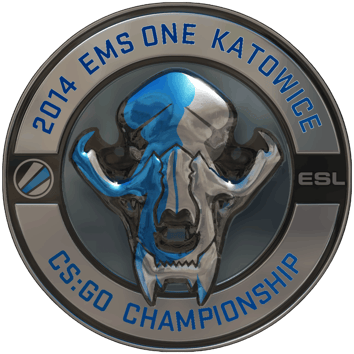 Sticker | ESL 骷髏頭（閃亮）| Katowice 2014