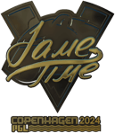 Sticker | Jame (Gold) | Copenhagen 2024