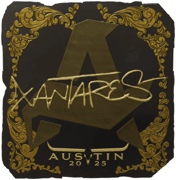Sticker | XANTARES(금박) | 오스틴 2025
