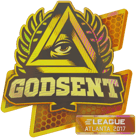 Sticker | GODSENT (Holo) | Atlanta 2017 Sticker | GODSENT (Holo) | Atlanta 2017 image