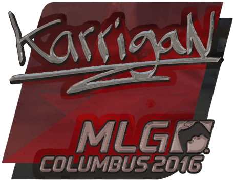 Sticker | karrigan（閃亮）| MLG Columbus 2016