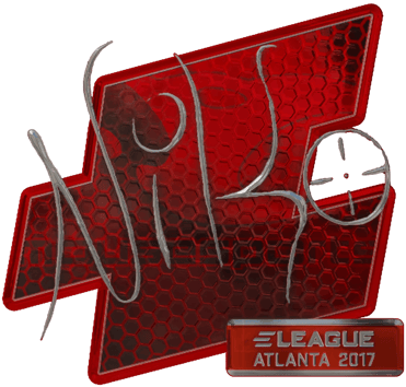 Sticker | NiKo(은박) | 애틀랜타 2017