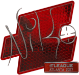 Sticker | NiKo (Foil) | Atlanta 2017