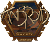 Sticker | ANDROID (Gold) | London 2018 image