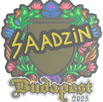 Sticker | saadzin (Embroidered) | Budapest 2025
