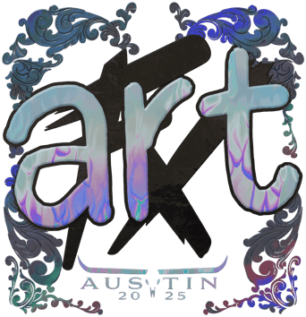 Sticker | arT (holograficzna) | Austin 2025