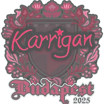 สติกเกอร์ | karrigan | Budapest 2025